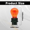 stymart 10 Pieces 3157 Light Bulb, Plastic Base, 3157 Automotive Brake Light Turn 3157 Miniature Bulb Mini Bulb Taillight Turn Signal Light, Replacement for Cars,Trucks,SUVs(Amber)