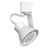 WAC Lighting, TK-103 Line Voltage Track Head with 8W GU10 LED Bulb in White for L Track