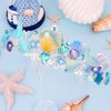 Semato Mermaid Crown Starfish Headband Mermaid Birthday Decorations Seashell Hair Accessories for Girls Mermaid Party Favors