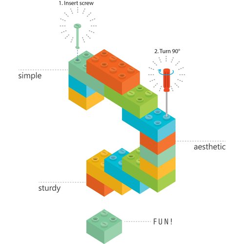 JEKCA Toy Poodle 03S-M04 | Plastic Building Blocks | Age 14+