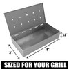 Cave Tools Grill Smoker Box Starter Kit for Wood Chips, Stainless Steel Bucket Style with Hinged Lid, BBQ Grill and Smoker Accessories - Medium