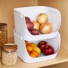 YouCopia ShelfBin Stacking Pantry Bins, 2-Pack, Stackable Storage Basket Organizers for Kitchen and Cabinet Organization
