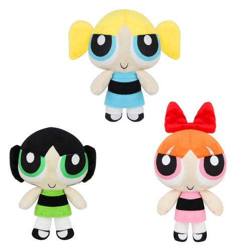 PIPPLER 3pcs 22cm/8inch Movie Cartoon Police Girl Plush Stuffed Doll Anime Figure Toys Xmas Kids Birthday Gifts