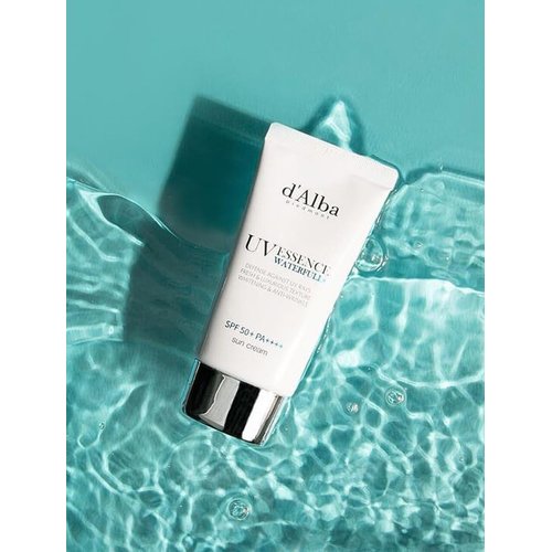 d'Alba Piedmont [ORIGINAL] UV Essence Sunscreen for Face SPF 50+ Face Moisturizer Ultra Violet Protection White Truffle Sun Cream Hydrate Skin and Decrease Wrinkles