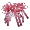 Personalized Ribbons for Bridal Shower Wedding Party Favors or Baby Showers - Custom Made Cut Ribbon 50 100 Assembled Bows Safety Pins