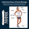 KOAPro Fascia Facial Blaster Tool for Cellulite Sensitive Fascia Blasting & Face Gua Sha Tool Deep Tissue Massage, Lymphatic Drainage, Cellulite Reduction & More, Neck & Face Fascia Roller Alternative