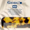 Giorgio G23 Handmade Fine Tooth Comb Pocket Comb for Men, Mustache Comb and Beard Comb for Men, Hair Comb for Everyday Grooming or Styling Hair, Saw Cut and Hand Polished Travel Comb (4.6")