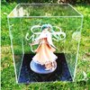 Clear Acrylic Display Case Box ，Versatile Collectibles Display Dustproof Showcase with Thickening Base，for Display Action Figures Home Storage Organizing Toys (8x8x8inch/20X20X20cm)