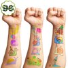 Cute Snail Temporary Tattoos 8 Sheets 81 PCS Snail Mail Party Decorations Favors Supplies Bug Snail Insect Theme Birthday Cute Stickers Christmas Gifts for Boys Girls Class School Prizes Carnival