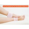 Selizo 5 Pairs Moisturizing Gel Heel Socks Open Toe Socks for Dry Hard Cracked Heels, 5 Colors