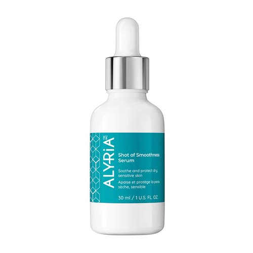 Alyria Shot of Smoothness Face Serum - face serum for dry skin | serum for face that Soothes & Protects | anti aging serum Boosts Elasticity & Fades Wrinkles | 30ml skin smoothing serum with Omega-3