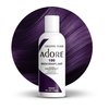 Adore Semi Permanent Hair Color - Vegan and Cruelty-Free Purple Hair Dye - 4 Fl Oz - 186 Rich Eggplant (Pack of 1)