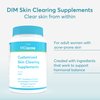 MDacne DIM Skin Clearing Supplements (30 Vegan Capsules) - for Acne Treatment, Estrogen Balance, Hormone Menopause Relief & Bodybuilding, Cruciferous Extract & Bioperine - Dermatologist Formulated