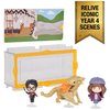 Wizarding World Harry Potter, Micro Magical Moments Year 4 Set with Harry, Hermione & Hungarian Horntail Dragon Toy & Display Case, Kids Toys