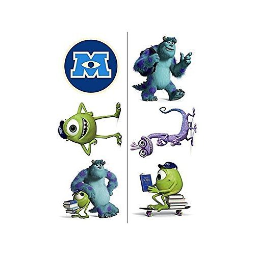 Monsters University Temporary Tattoos (2 Sheets)
