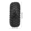 RC Car Tire, RC Metal Rubber Tire Tyre Upgrade Replacement Car model accessories for MN90 91 99 99S 1/12 RC Car Crawler Model toys (Silver)