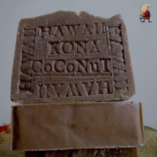 Kona Coffee and Organic Coconut Milk Soap