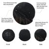 Lotfon Curly Wigs for Black Women Soft Honey Blonde Short Curly Wig with Bangs Afro Loose Curls Heat Resistant Synthetic Wig for African American Women (1B/30)