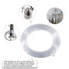 15 Feet - MRbrew Homebrew Beer Line Tubing, 3/16" ID 7/16" OD Clear Vinyl Tubing Draft Beer Dispensing Food Grade Hose for Kegerator, Beer Tower, D Coupler, Wine Beer Making Beer Hose with Hose Clamps