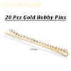 Ondder Gold Crystal Rhinestone Hair Pins for Women - Decorative Bridal Pins for Wedding Hairstyles and Buns (20 Pcs)