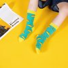 BISOUSOX Boys Fun Dress Socks 6-8 Years Old Kids Crazy Novelty Funny Stripe Silly Socks for Boy Girl Birthday Christmas Gift