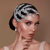 DIMNIE Wedding Hair Comb Sparkling Rhinestone Bridal Headpiece Silver Wedding Hair Accessories (silver 576)
