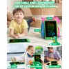 KOKODI LCD Writing Tablet for Kids, 10 Inch Colorful Drawing Tablet, Educational Learning Kids Toys for Age 3-12 Years Old, Toddler Doodle Board,Green