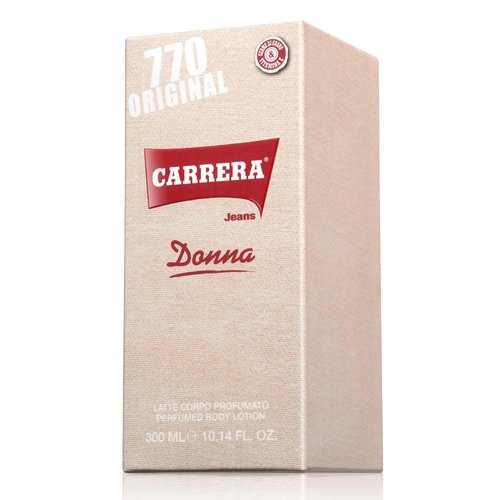 Carrera Jeans 770 Original Perfumed Body Lotion for Women, Moisturize Skin, 10.14 Fl Oz (Pack of 1)