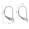 TOAOB 8pcs 925 Sterling Silver Leverback French Earring Hooks Hypoallergenic Dangle Earwire Findings 16x9mm with Jump Rings for Jewelry Making
