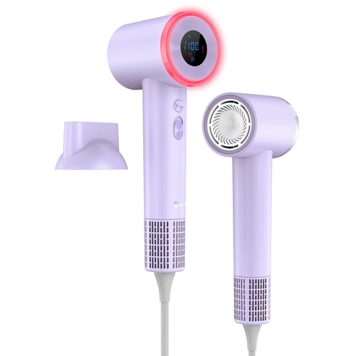 OSOU Hair Dryer, High Speed Fast Drying Hair Dryers, Negative Ionic Portable Blow Dryer with 110000 RPM Brushless Motor, Lightweight Low Noise Thermo-Control Hairdryer with Nozzle for Home, Travel