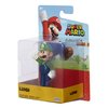 Super Mario Action Figure 2.5 Inch Standing Luigi Collectible Toy