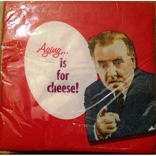 Aging... Is for Cheese Beverage Napkins