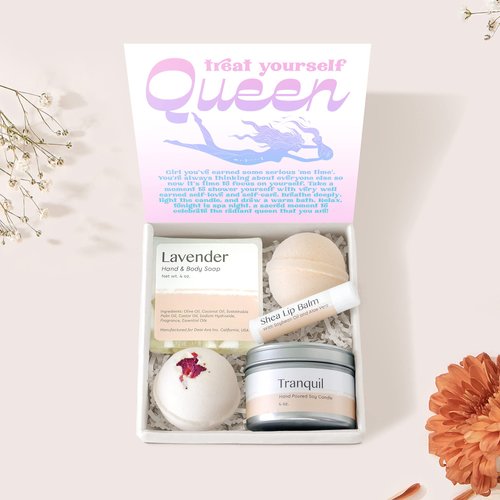 Self Care Gift Box Set: Relaxation Gift for Self, Friend, Girlfriend, Daughter, Sister, Mom, Grandma, Aunt, Soul Sister, COVID, Heartfelt Gift for Birthday, Holiday, More