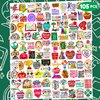 105 PCS Teacher Appreciation Birthday Party Decorations Supplies Favors Apple Thank You Teachers Day Graduation Decor Stickers Temporary Tattoos For Student Boys Girls Gift School Prizes Rewards