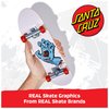 TECH DECK, Santa Cruz Handboard, Authentic Mini Skateboards, Kids Toys for Boys & Girls, Ages 6 and up (Hands Use Only)