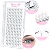 Premade Fans Eyelash Extensions 6D-C-0.07-11 Premade Volume Lash Extensions Pointed Base Fans 0.07 Premade Volume Fans C D Curl(6D-C-0.07,11mm)