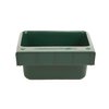 Little Giant® Plastic Mini Feeder | Fence Feeder | Goat Feeder | Durable & Mountable Bucket for Livestock | Made in USA | 6 Quart | Green