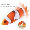 HAOZAIKEJI Automatic Flopping Fish Toy, Cat Interactive Moving Fish Toy 3 Modes, Rechargeable Flipping Flopping Fish Cat Toy Realistic Fish Shape Cat Catnip Kicker Toy(10.24 inches)