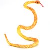 Bakalizoo 3.6 ft Long Soft Snake Dolls, Cute Stuffed Animals Plush Pranks Spoof Stuff Toys, Gifts for Kids, Child, Birthday, Halloween, Christmas, Home Decor (Yellow)