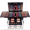 coliusa 190 Colors Professional Makeup Kit for Women Full Kit, Pallet,All In One Gift Set girls, include Eyeshadow/Facial Blusher/Eyebrow Powder/Eyeliner Pencil/Mirror/makeup brush(004N)