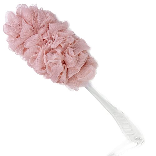 PPHAO - Loofah Sponge Back Scrubber Rough- Bath Brush Long Handle for Shower - Loofah Exfoliating for Men - Shower Loofah for Women - Pink Loofah - 1Pack