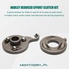 MoKitDora Dyna Softail Touring Easy Lever Pull Ramp Reduced Effort Clutch Kit for Harley 1987-up Big Twin & M8 Models