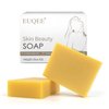 EUQEE Lemon Kojic Acid Soap, 5 oz Soap Bars with Vitamin C, Turmeric, Lemon, Vitamin E for Skin Beauty Remove Skin Impurities and Experience Deep Skin Cleansing with a Foaming Net - 142g x 2 Bars