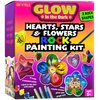 Heart, Flower & Star Shaped Rocks - Glow in The Dark Rock Painting Kit for Kids - Arts & Crafts for Kids Ages 6-12 – Unique Girl Gift Kits Art Toys Birthday Gifts for 6 7 8 9 10 11 12 Year Old Girls