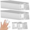 100 Pcs Foil Nail Wraps Nail Polish Remover Soak Off Foils Cotton Pads Gel Polish Remover with Pre-attached Lint Free Pad Gel Nail Polish Remover Wraps for Removing Nail Polish