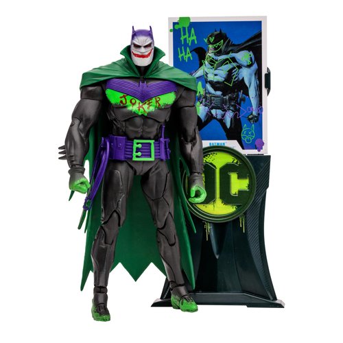 McFarlane Toys - DC Multiverse Batman White Knight (Jokerized), 7in Action Figure, Gold Label