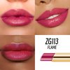 Moisturizing Purple Red Lipstick for Women Shimmer Tinted Lip Balm Hydrating Nourishing Mauve Lip Gloss Vegan& Cruelty Free Lip Makeup, ZG113 Flame