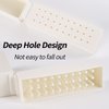 Anfigo Nail Drill Bits Holder, 30 Holes Dustproof Efile Bit Organizer Case Container for Acrylic Nail Drill Bits Nail Efile Bits Manicure Tools (Not Included Nail Drill Bits)