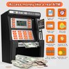 Heuceou ATM Piggy Bank for Kids, Upgraded Power-Off Memory Function for Real Money Safe with Debit Card,Coin Recognition,Bill Feeder,Balance Calculator, Kids ATM Machine for Boys Girls