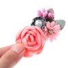 9Pcs Flower Hair Clips Artificial Rose Hair Barrettes Floral Wedding Beach Party Decor Hair Accessories for Women Girls